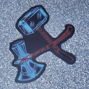 MARVEL Thor Hammer Stormbreaker Waterproof Sticker